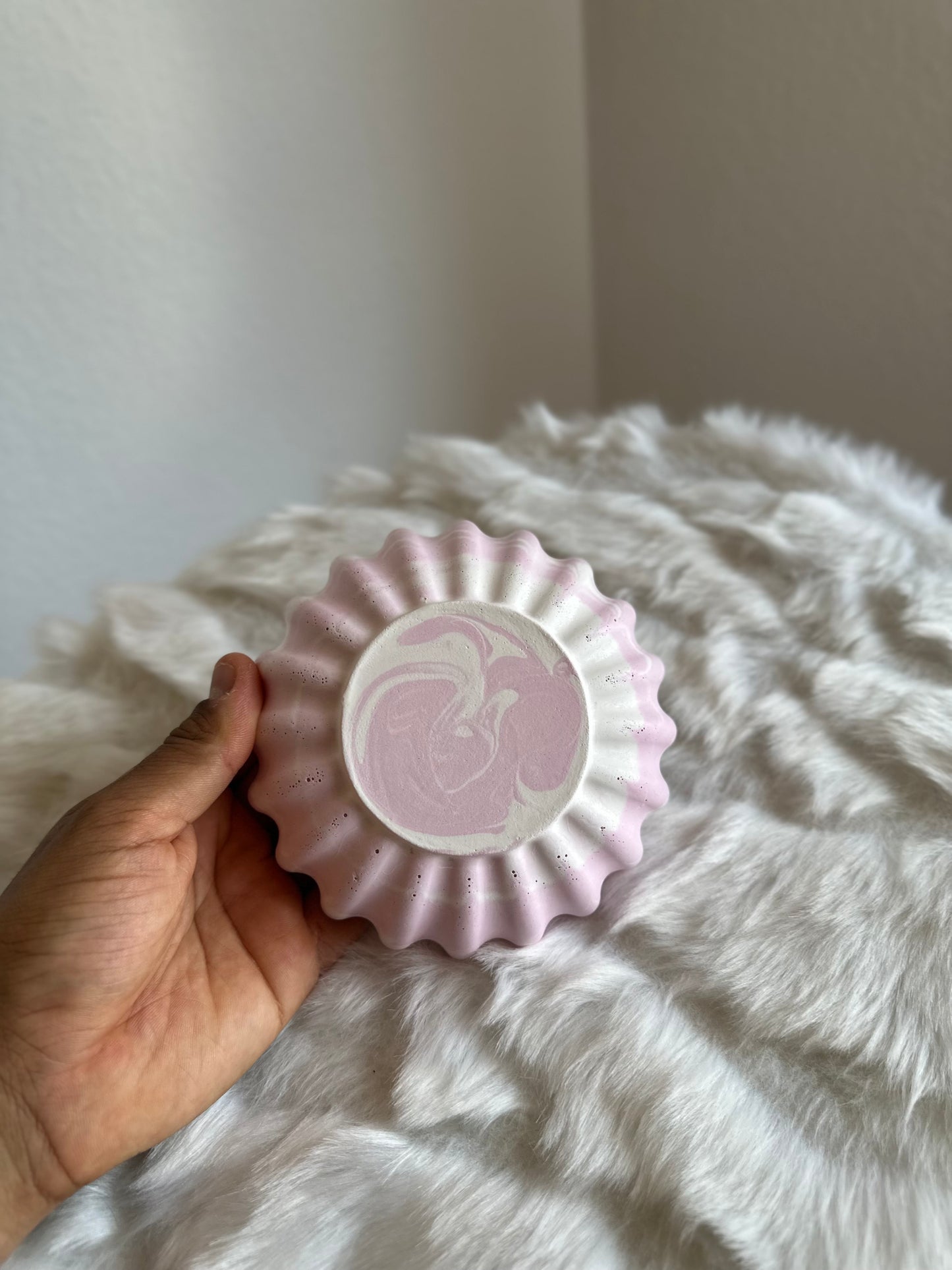 Schale Rosa/Mamor