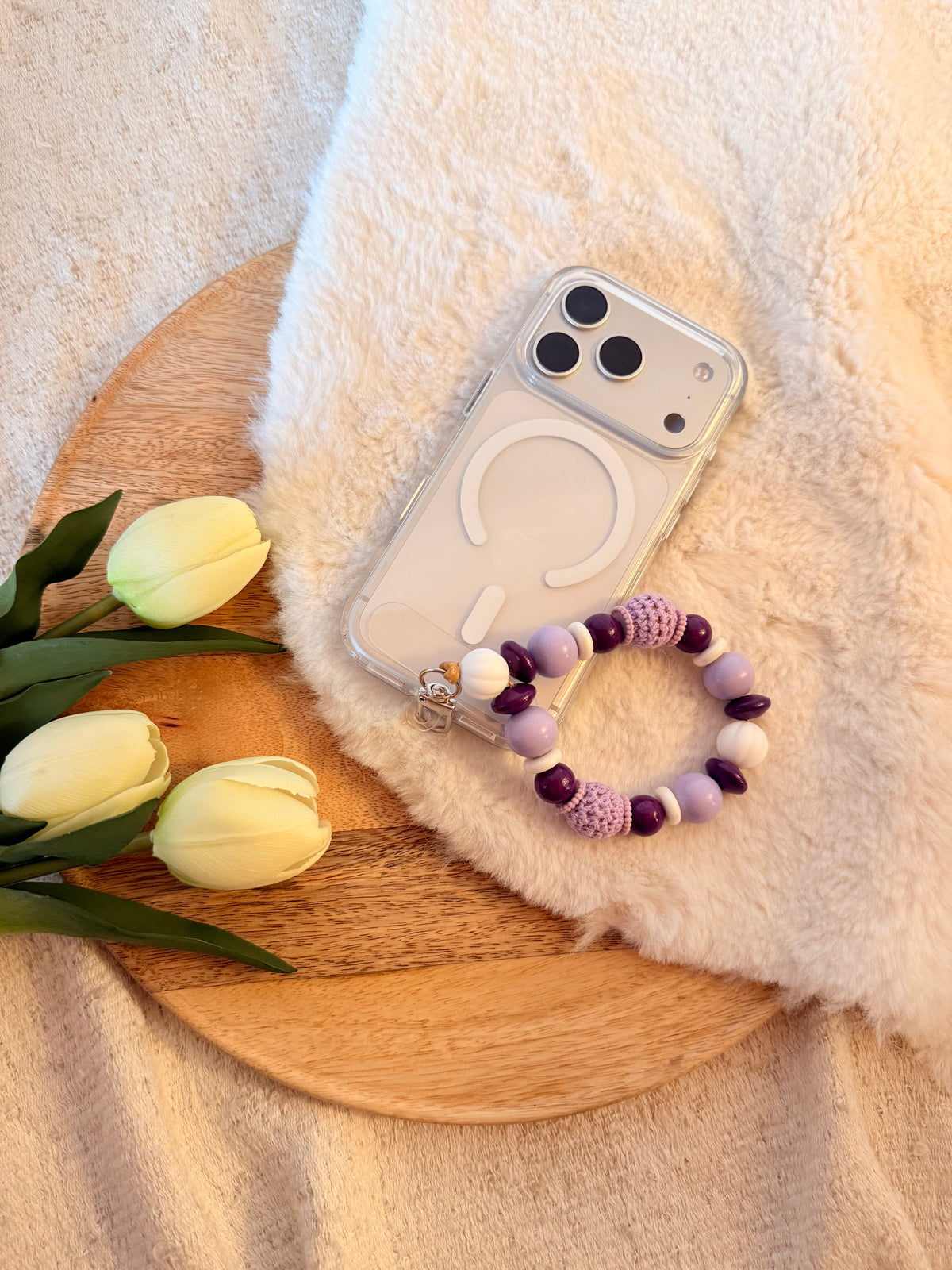 Purple & White