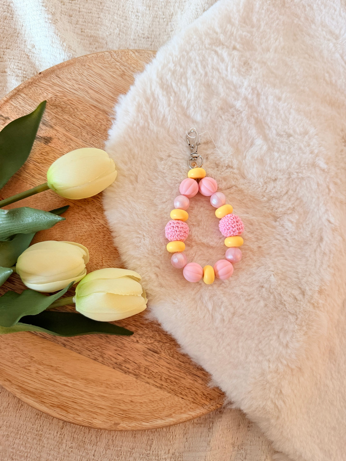 Handykette „Rosa-Gelb“