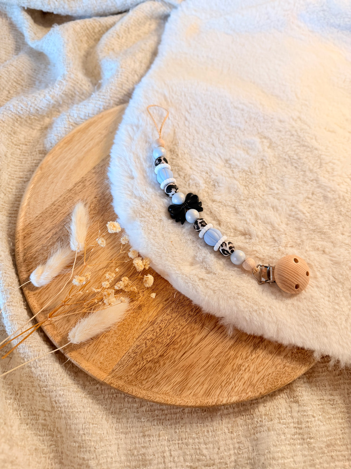 Schnullerkette „Leo/Blue“