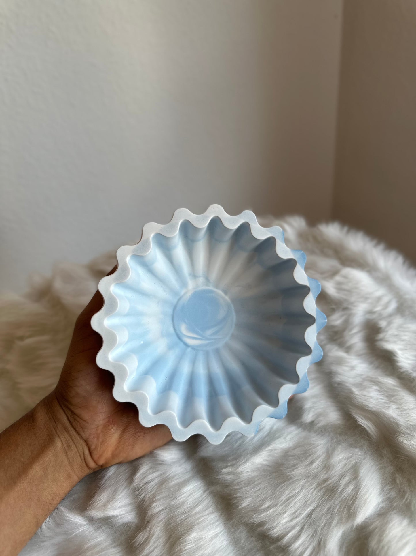 Schale Blau/Mamor