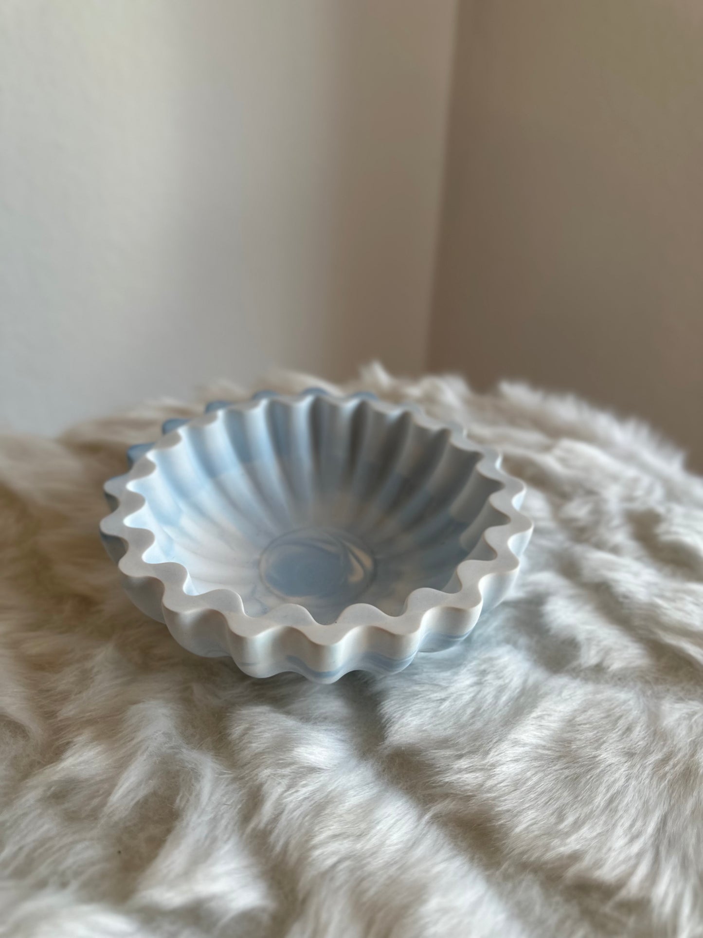 Schale Blau/Mamor