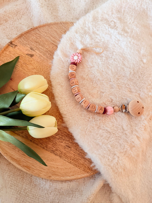 Schnullerkette „Blume-Mathilda“